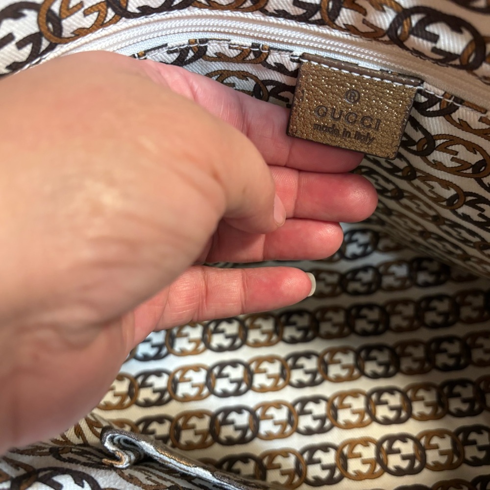 Gucci Beige and Gold Women's Bag - Picture 7 of 8